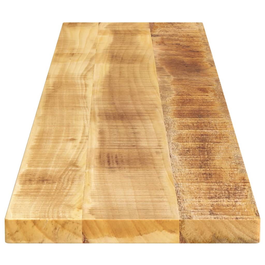 vidaXL Table Top 160x40x2.5 cm Rectangular Solid Wood Rough Mango