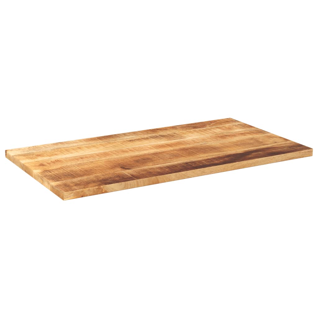 vidaXL Table Top 100x50x2.5 cm Rectangular Solid Wood Rough Mango