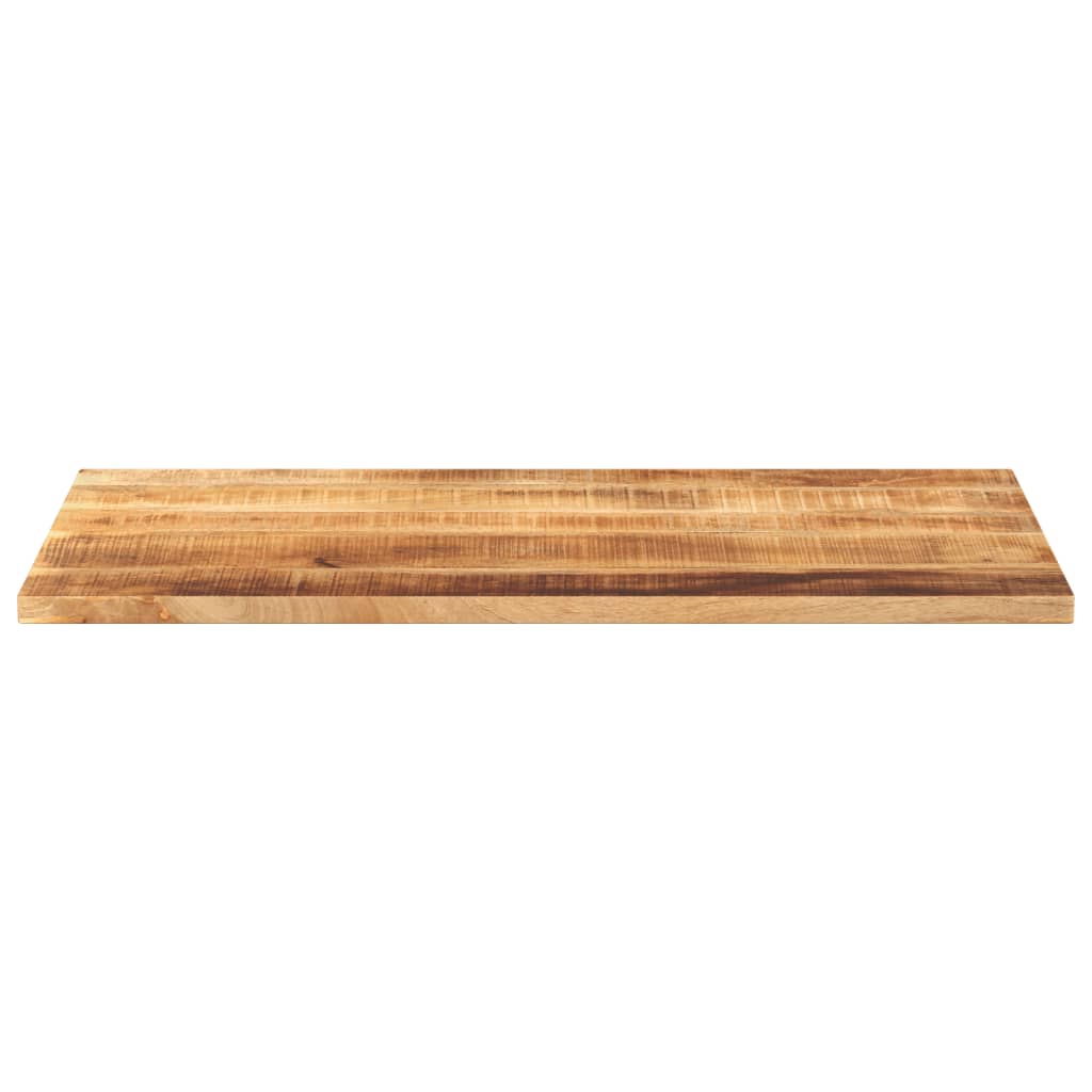 vidaXL Table Top 100x50x2.5 cm Rectangular Solid Wood Rough Mango