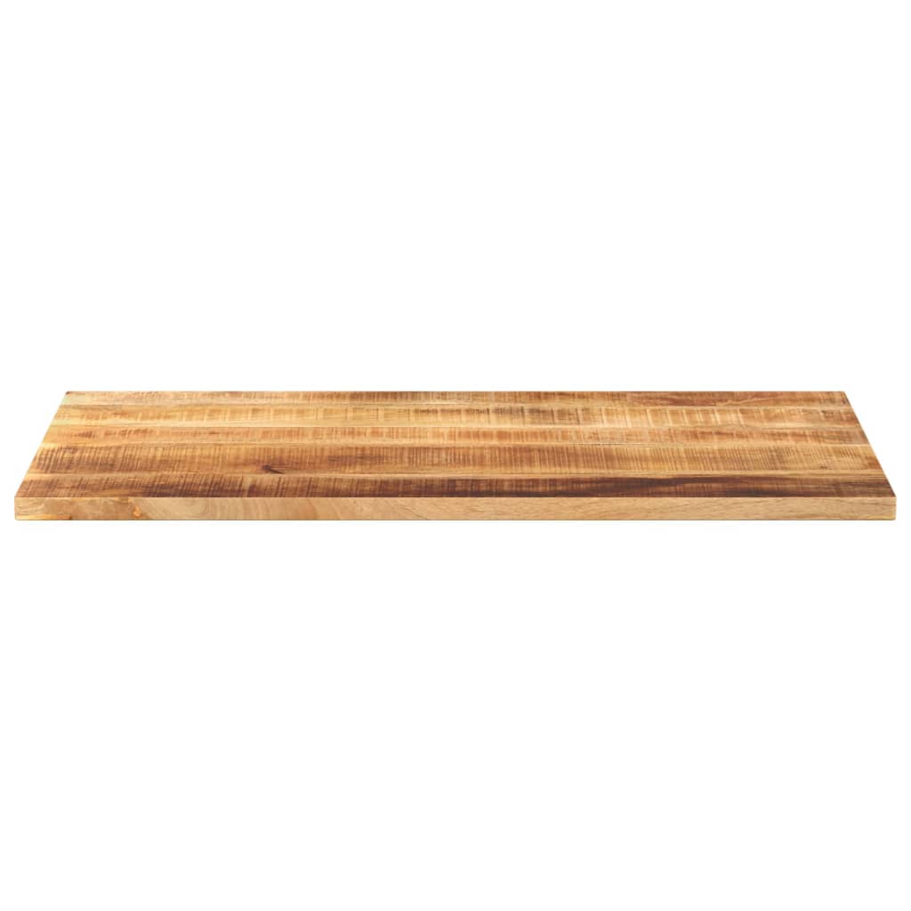 Table Top 120x50x2.5 cm Rectangular Solid Wood Rough Mango