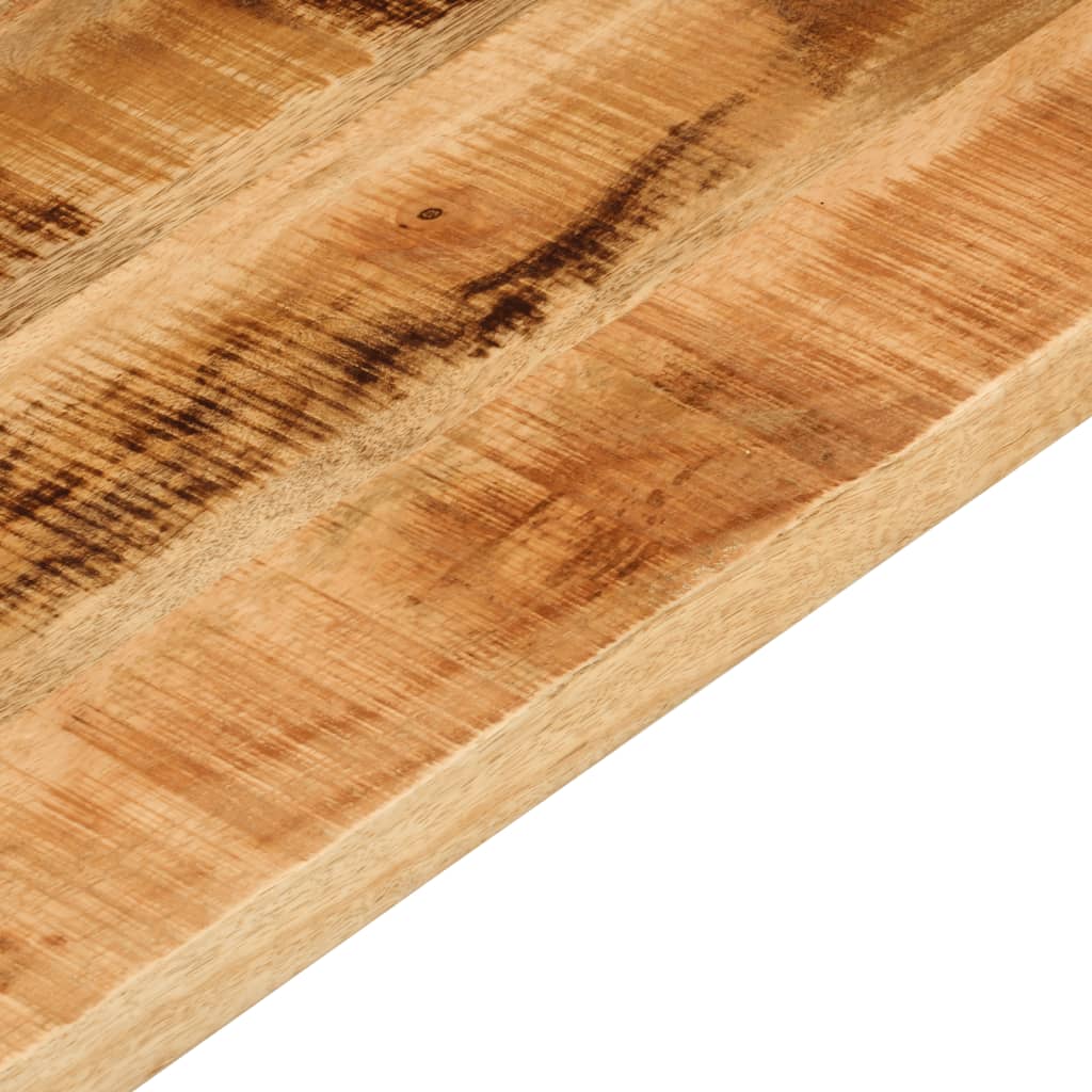 Table Top 120x50x2.5 cm Rectangular Solid Wood Rough Mango
