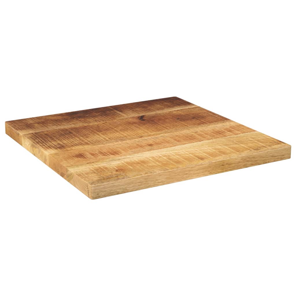 vidaXL Table Top 60x60x1.5 cm Square Solid Wood Rough Mango