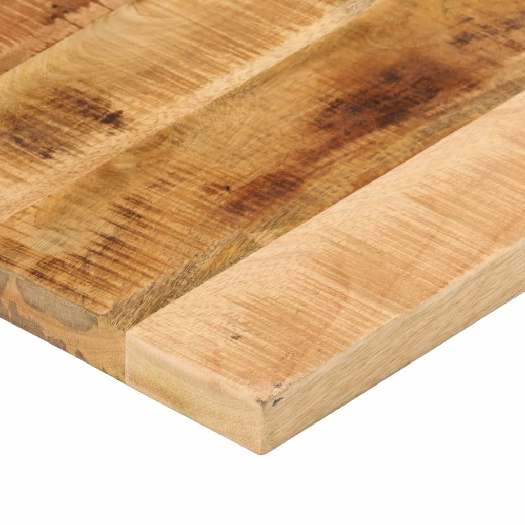 vidaXL Table Top 60x60x1.5 cm Square Solid Wood Rough Mango