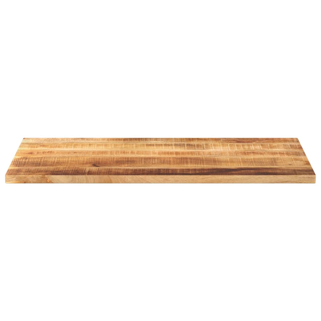 vidaXL Table Top 100x60x2.5 cm Rectangular Solid Wood Rough Mango