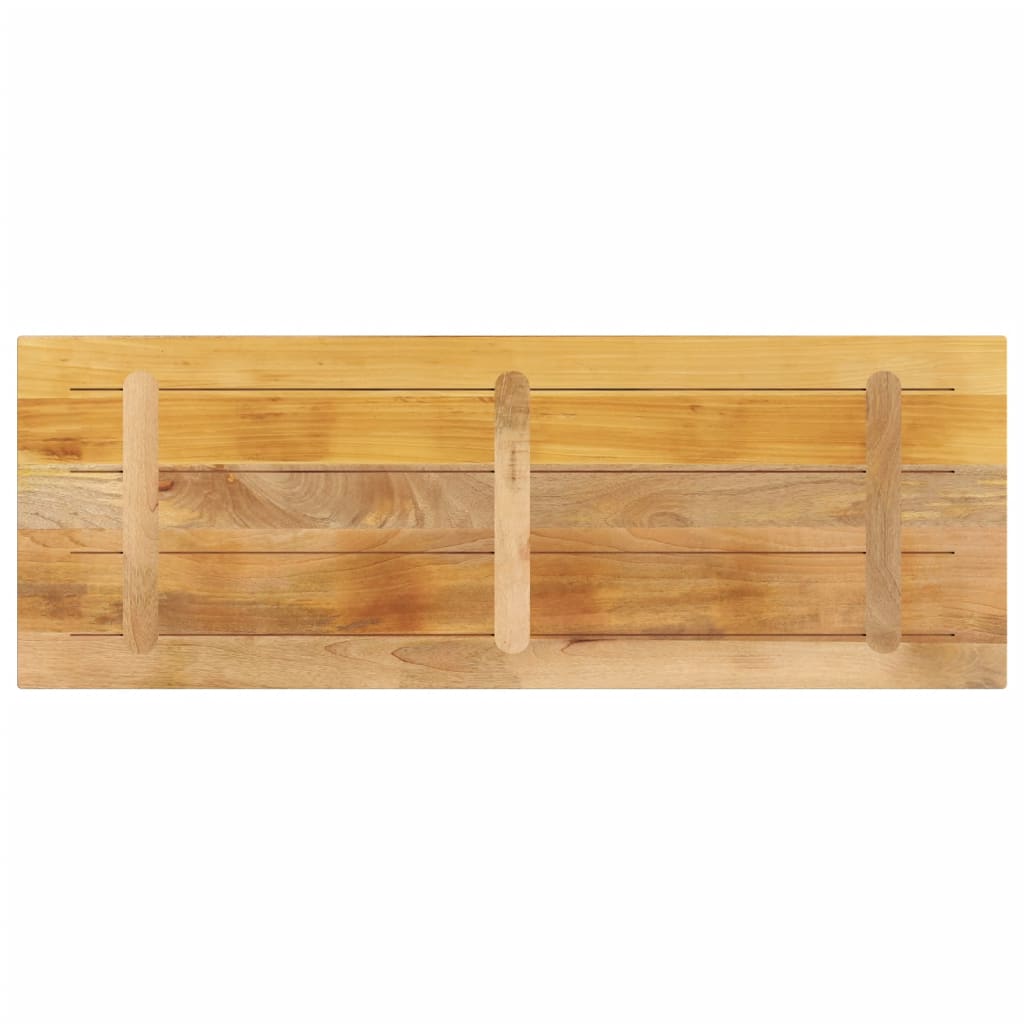 vidaXL Table Top 140x60x1.5 cm Rectangular Solid Wood Rough Mango