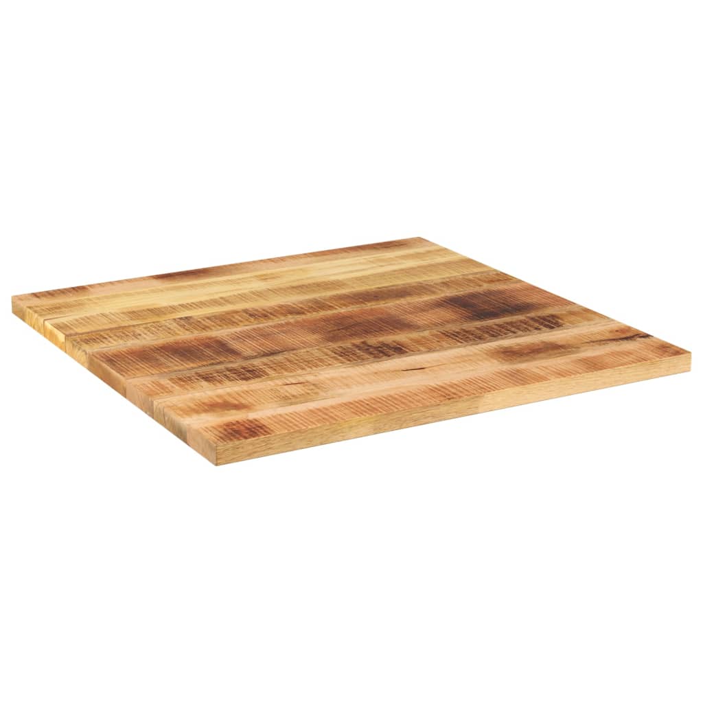 vidaXL Table Top 70x70x1.5 cm Square Solid Wood Rough Mango