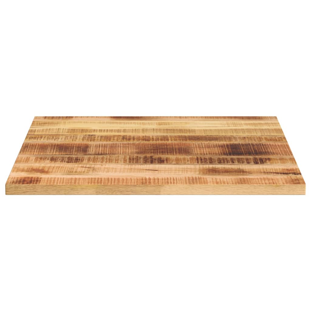 vidaXL Table Top 80x80x2.5 cm Square Solid Wood Rough Mango