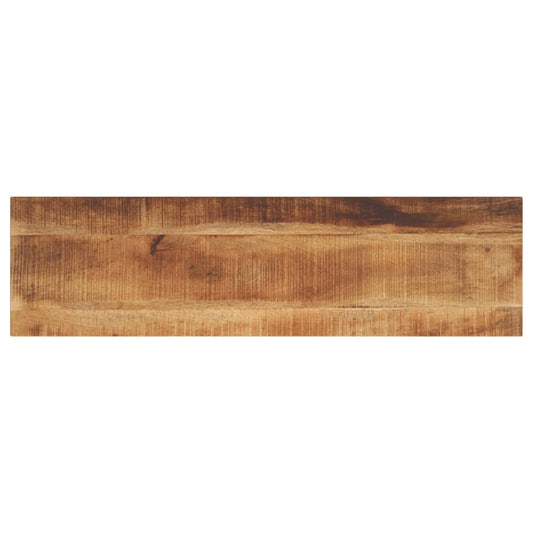 vidaXL Table Top 110x20x3.8 cm Rectangular Solid Wood Rough Mango