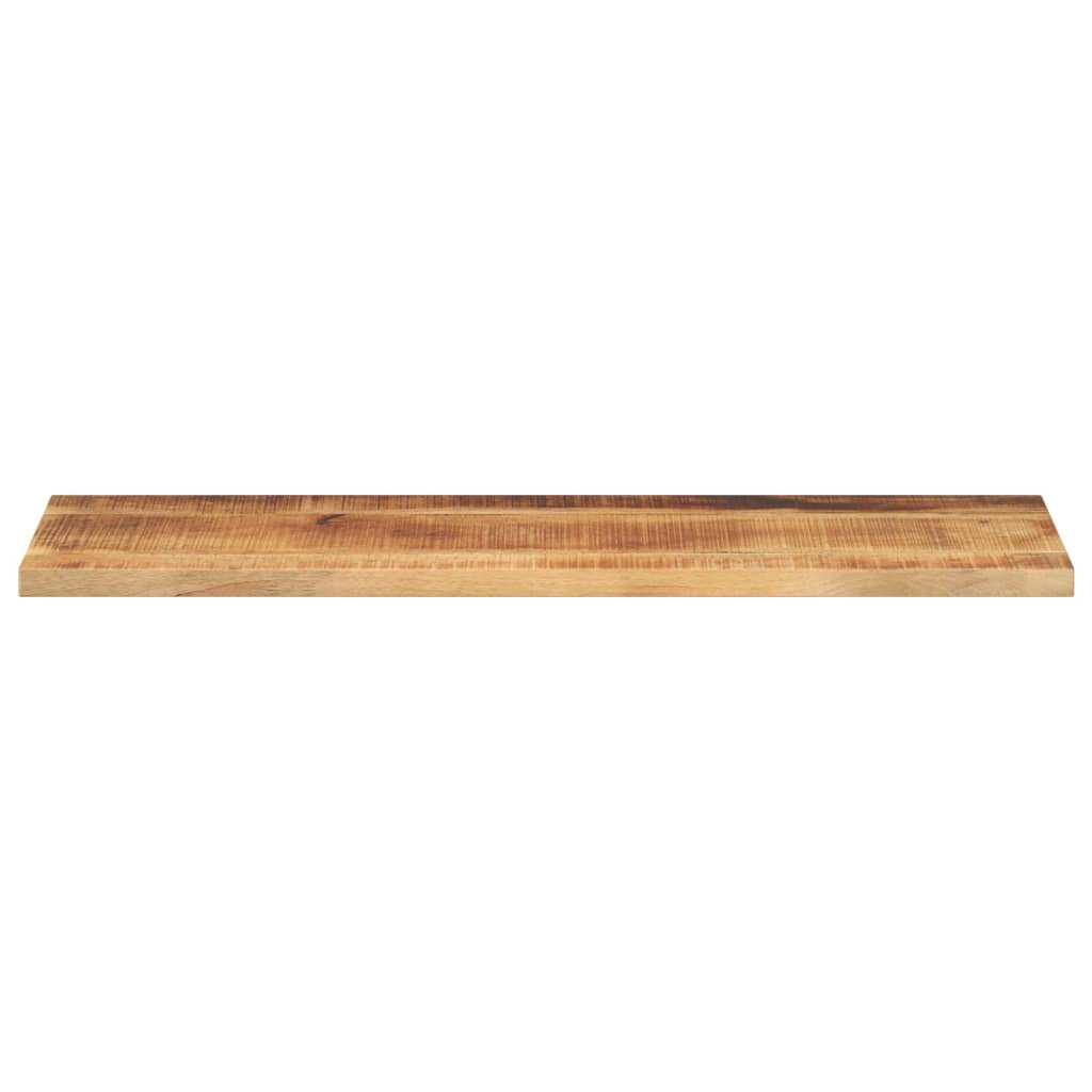Table Top 120x30x3.8 cm Rectangular Solid Wood Rough Mango