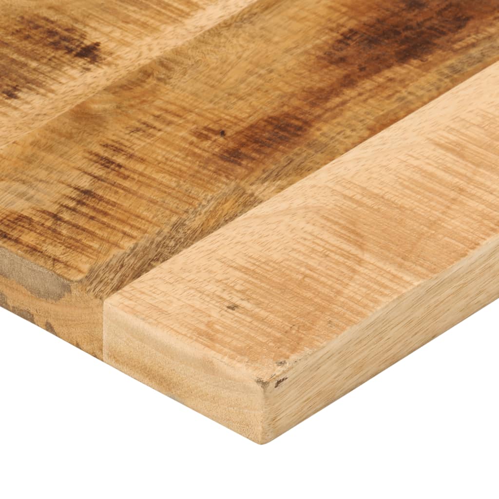 Table Top 120x30x3.8 cm Rectangular Solid Wood Rough Mango