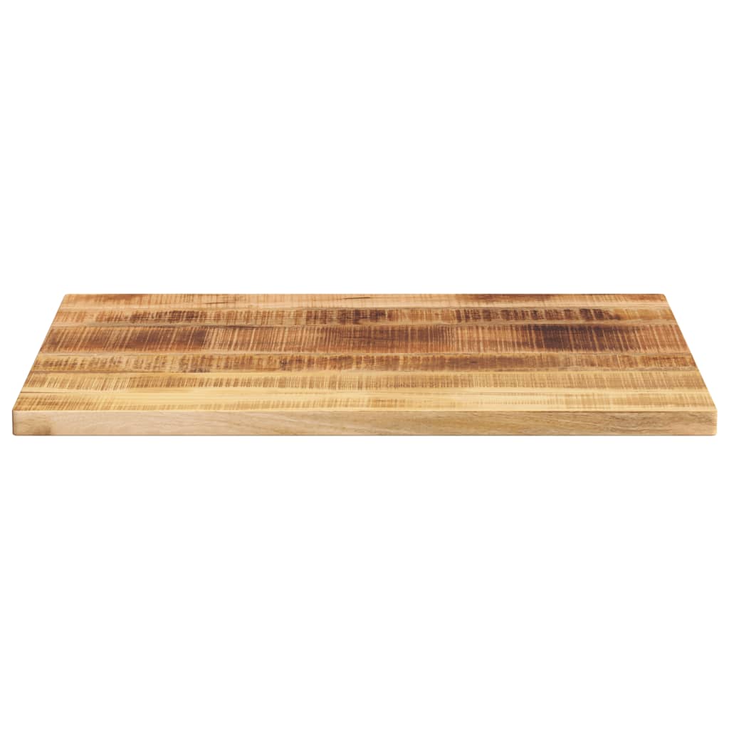 Table Top 90x60x3.8 cm Rectangular Solid Wood Rough Mango