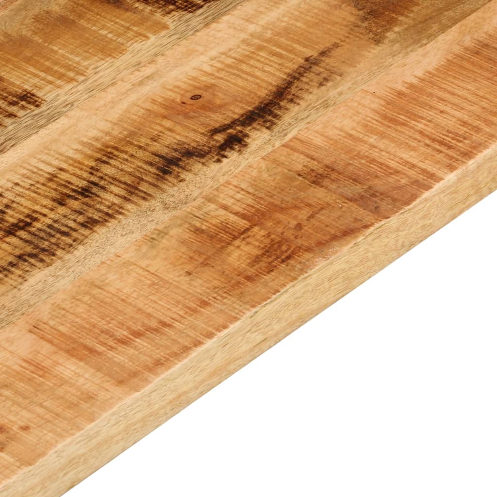 Table Top 90x60x3.8 cm Rectangular Solid Wood Rough Mango