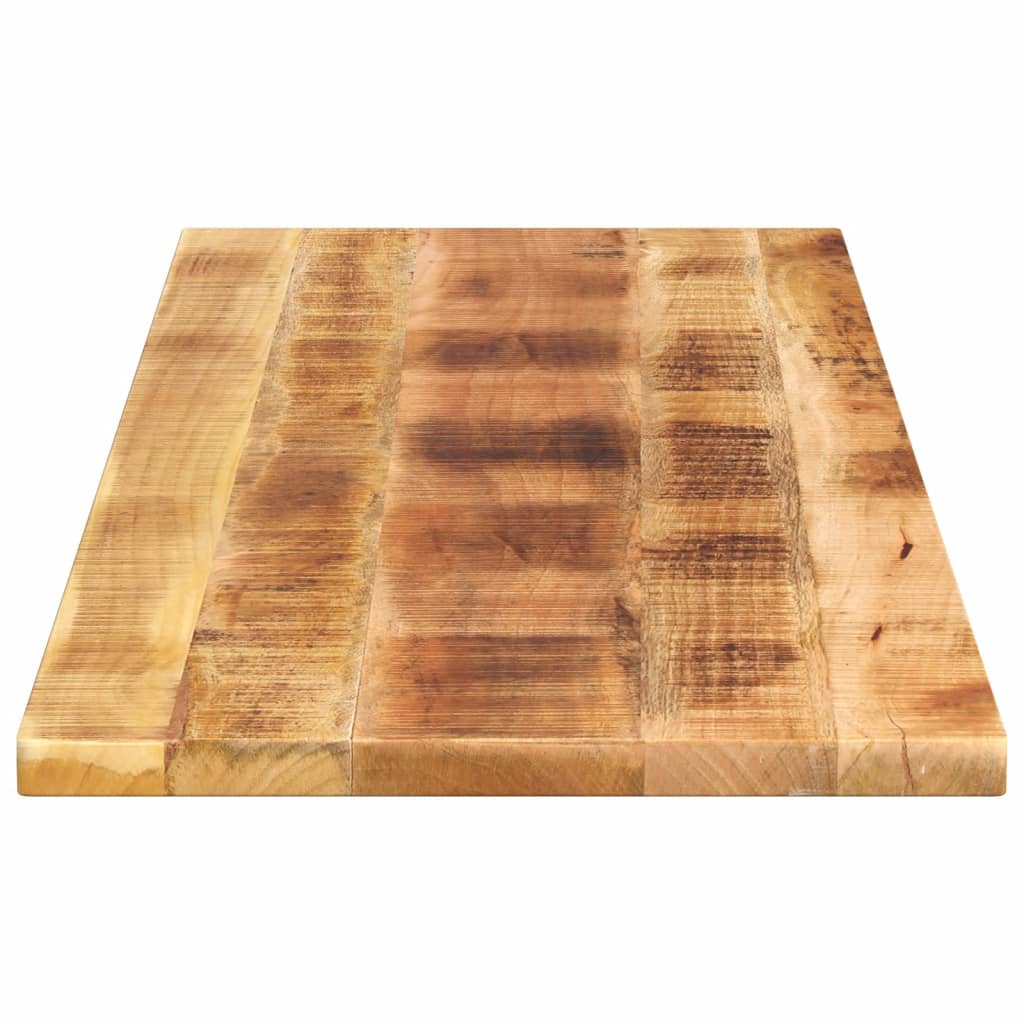 vidaXL Table Top 140x60x3.8 cm Rectangular Solid Wood Rough Mango