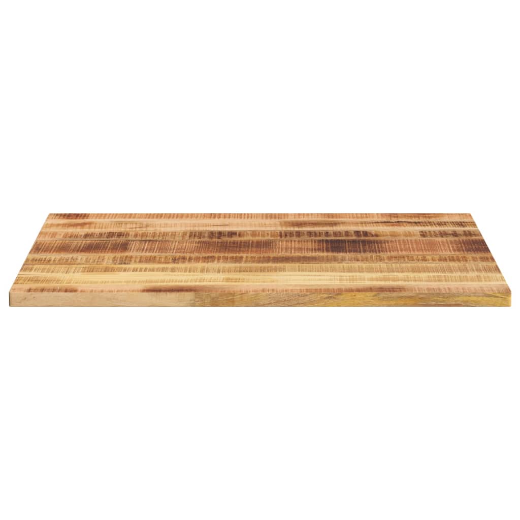 vidaXL Table Top 100x80x3.8 cm Rectangular Solid Wood Rough Mango