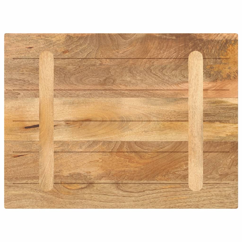 vidaXL Table Top 90x60x2.5 cm Rectangular Solid Wood Mango