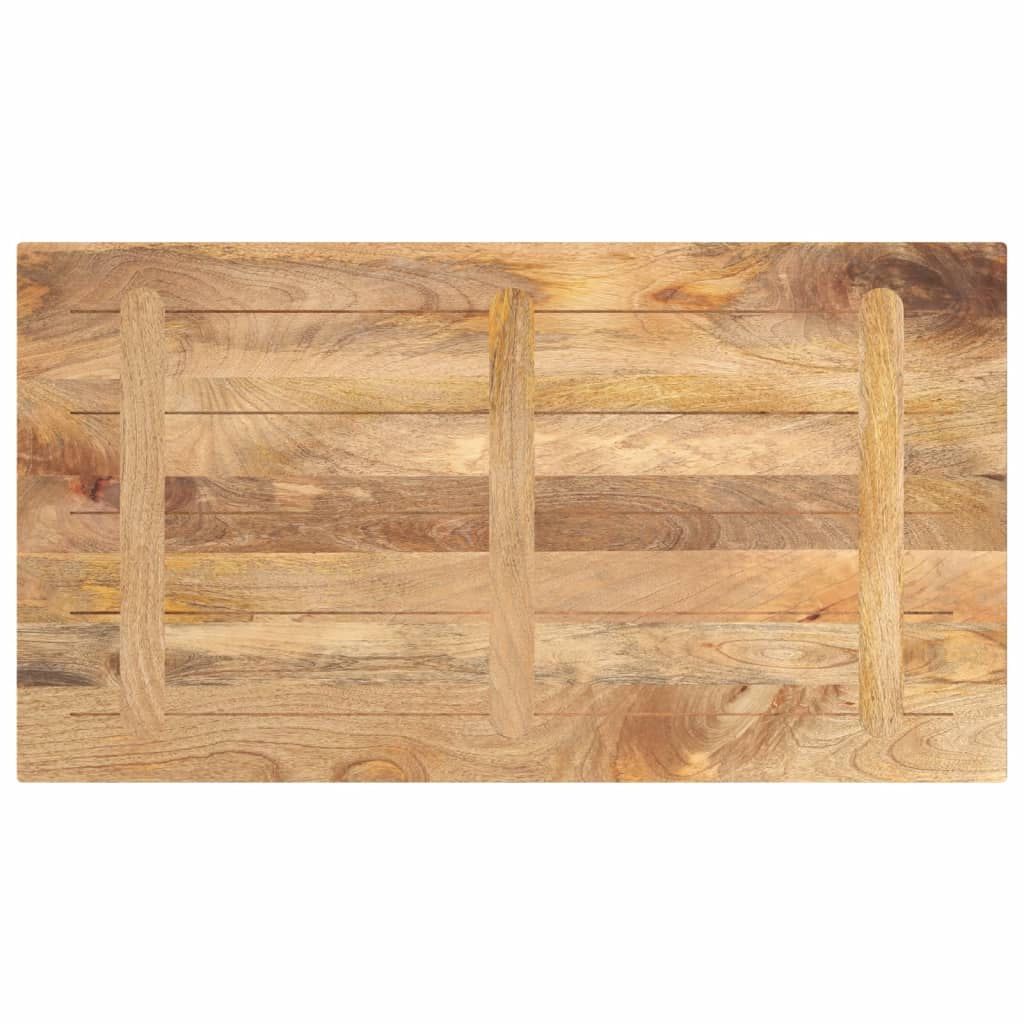 vidaXL Table Top 100x60x2.5 cm Rectangular Solid Wood Mango