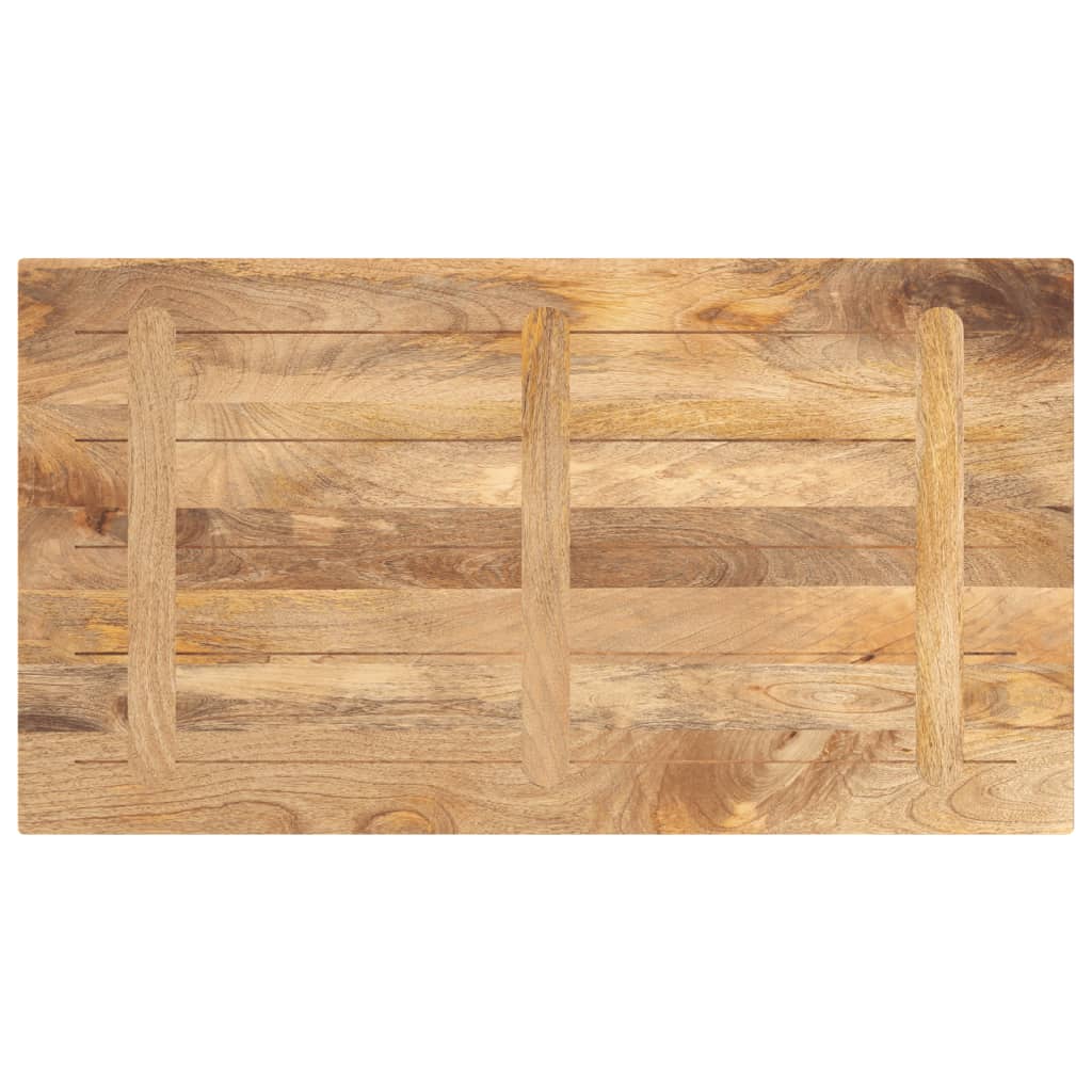 vidaXL Table Top 110x60x2.5 cm Rectangular Solid Wood Mango