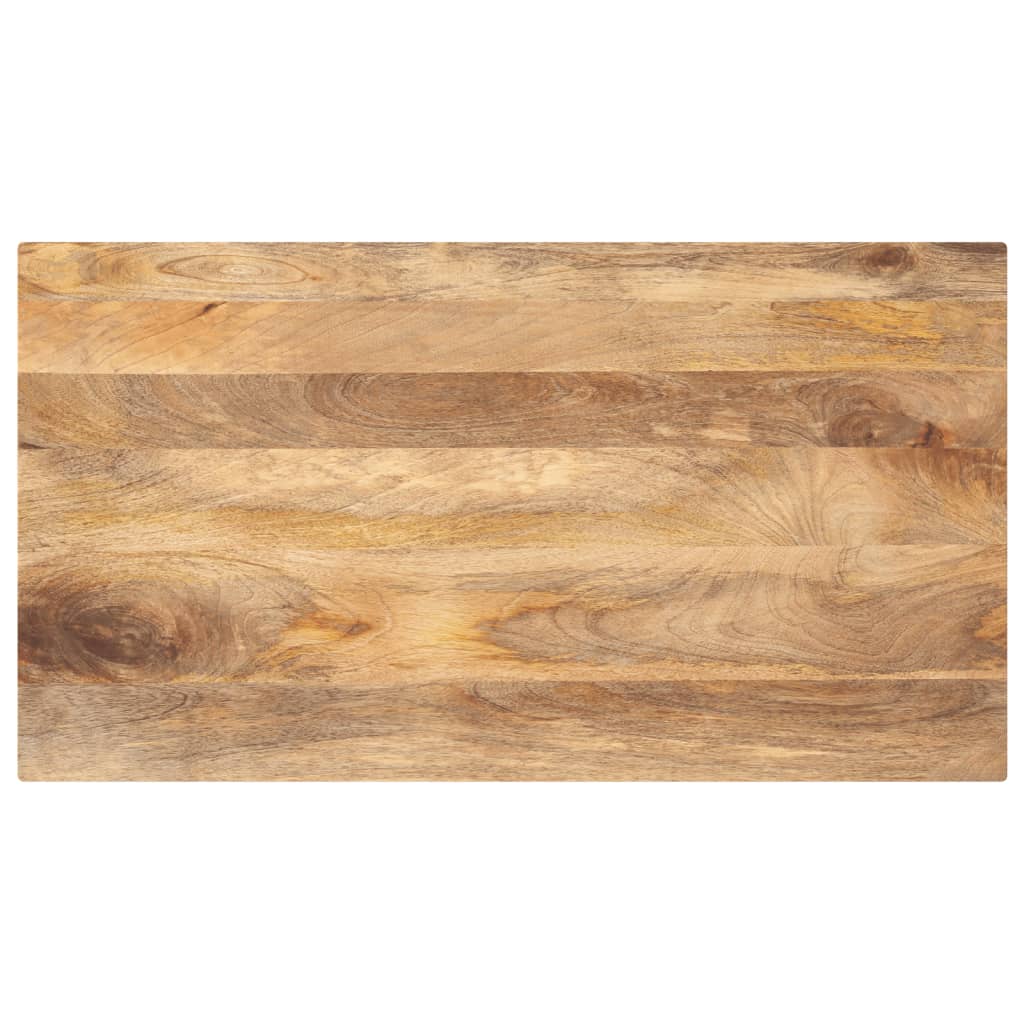 vidaXL Table Top 100x70x2.5 cm Rectangular Solid Wood Mango