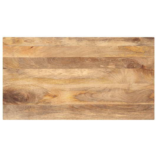 vidaXL Table Top 100x70x2.5 cm Rectangular Solid Wood Mango