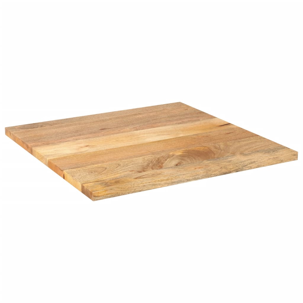 vidaXL Table Top 80x80x2.5 cm Square Solid Wood Mango