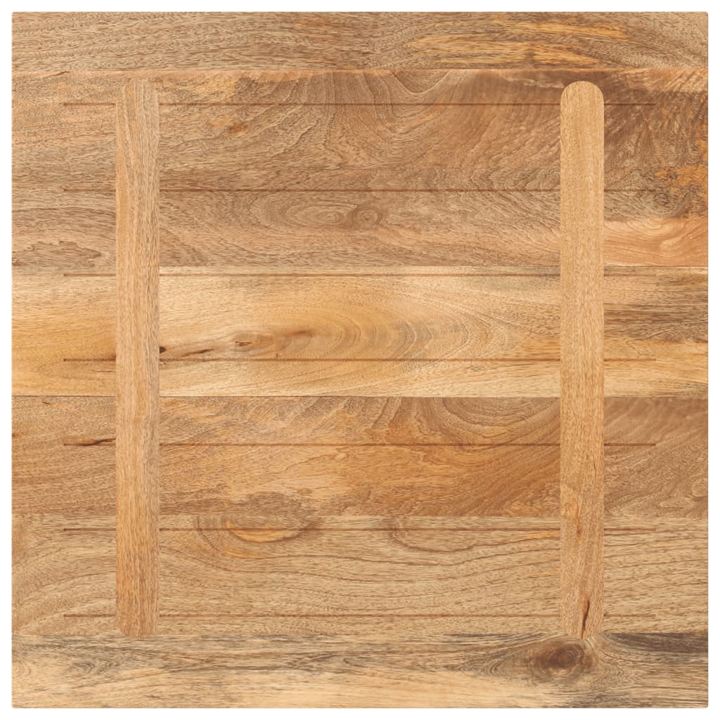 vidaXL Table Top 80x80x2.5 cm Square Solid Wood Mango