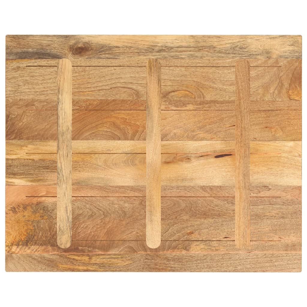Table Top 100x80x2.5 cm Rectangular Solid Wood Mango