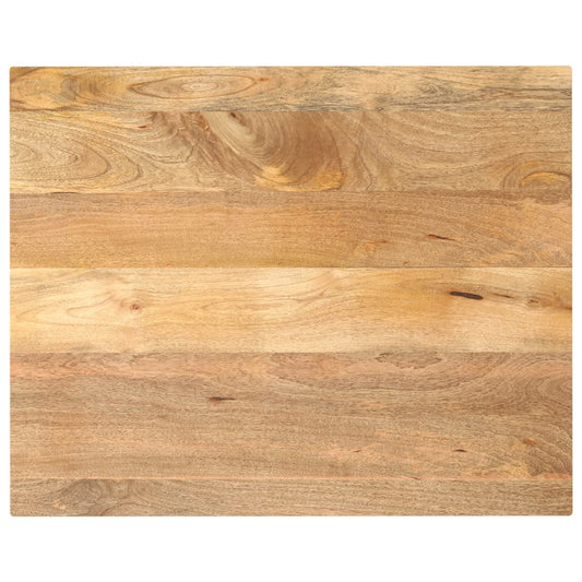 vidaXL Table Top 110x80x2.5 cm Rectangular Solid Wood Mango