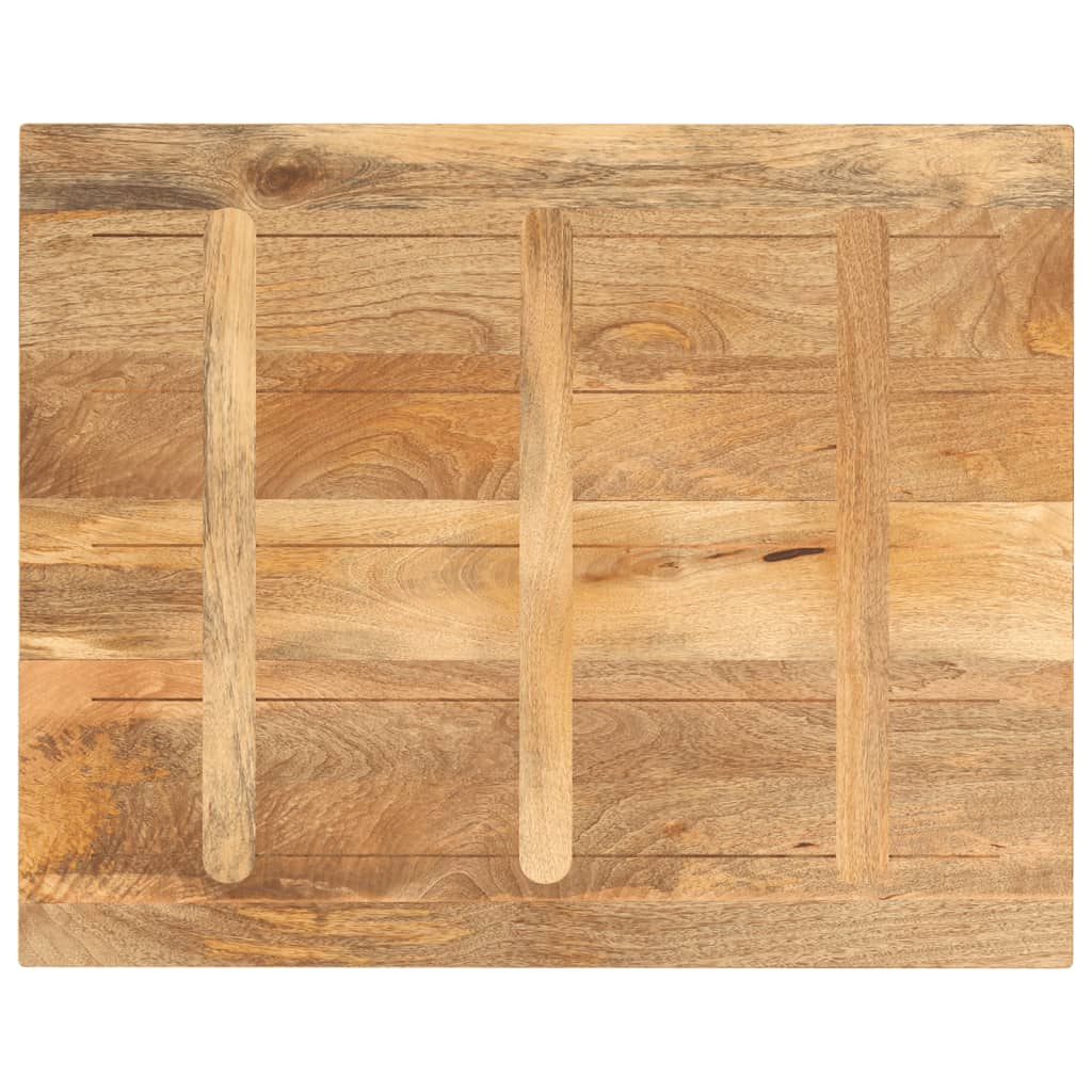 vidaXL Table Top 110x80x2.5 cm Rectangular Solid Wood Mango