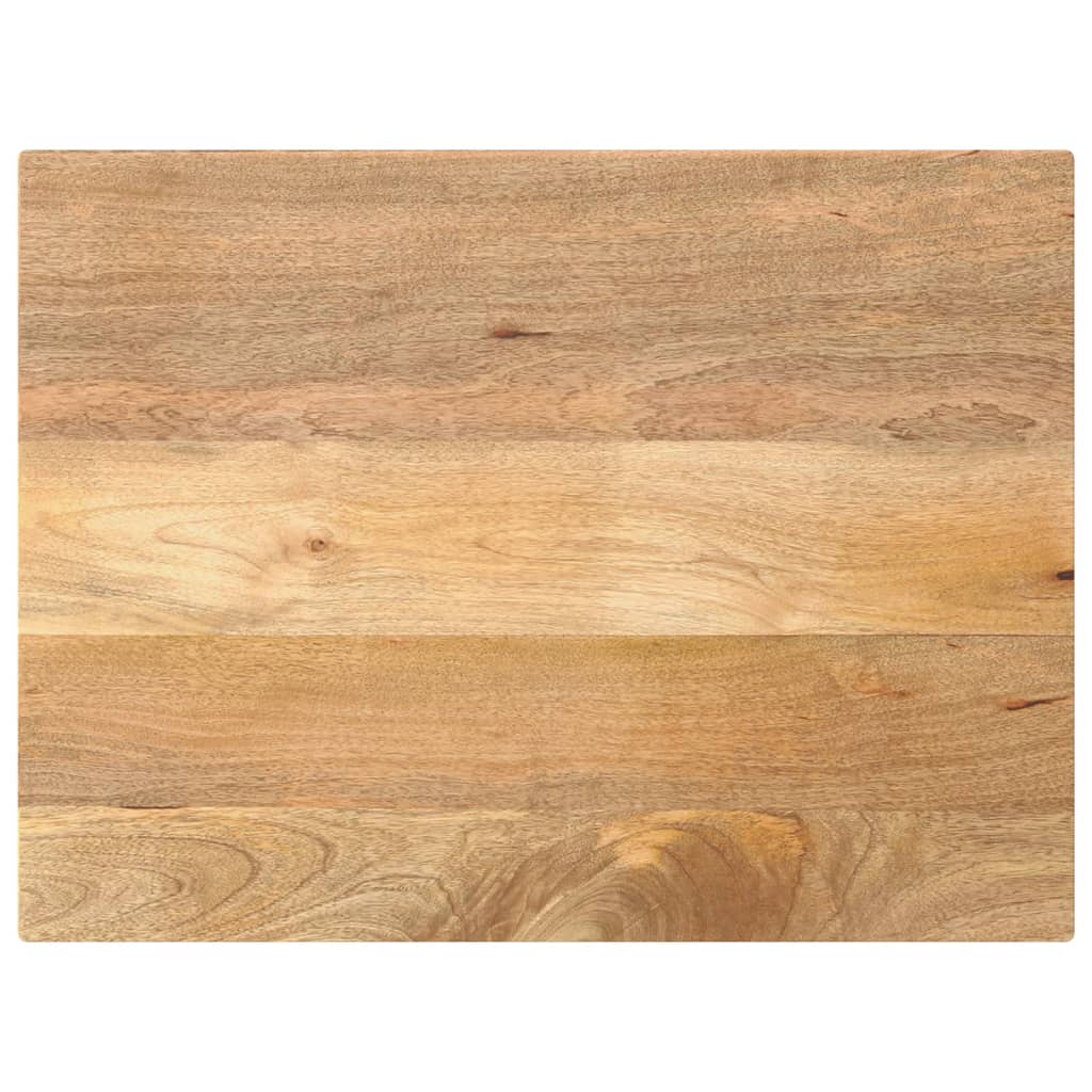 Table Top 80x60x3.8 cm Rectangular Solid Wood Mango