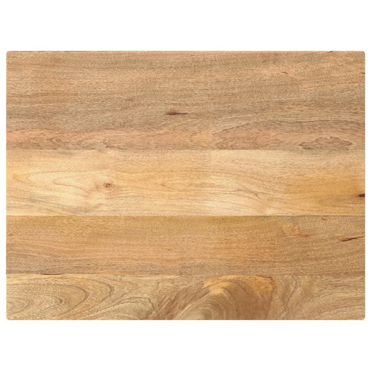 vidaXL Table Top 80x70x3.8 cm Rectangular Solid Wood Mango