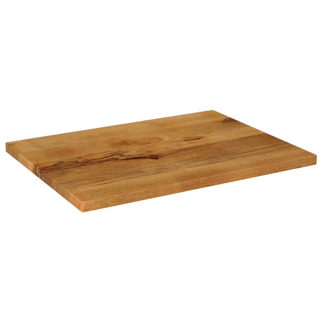 Table Top 80x60x2.5 cm Rectangular Solid Wood Mango
