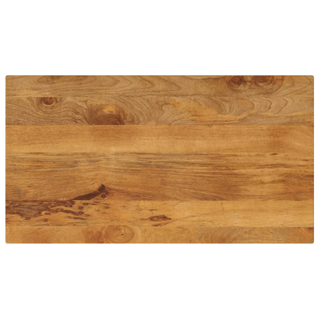 vidaXL Table Top 100x60x2.5 cm Rectangular Solid Wood Mango