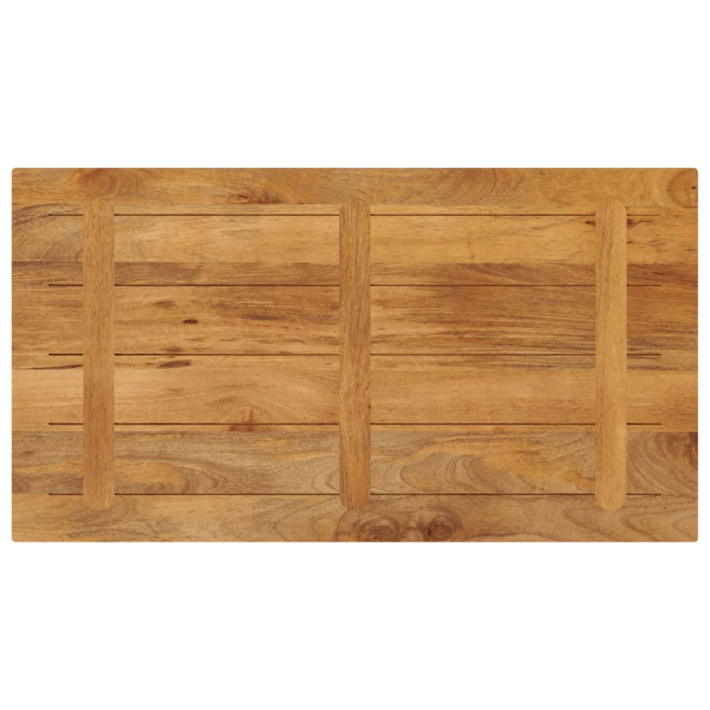 vidaXL Table Top 100x60x2.5 cm Rectangular Solid Wood Mango