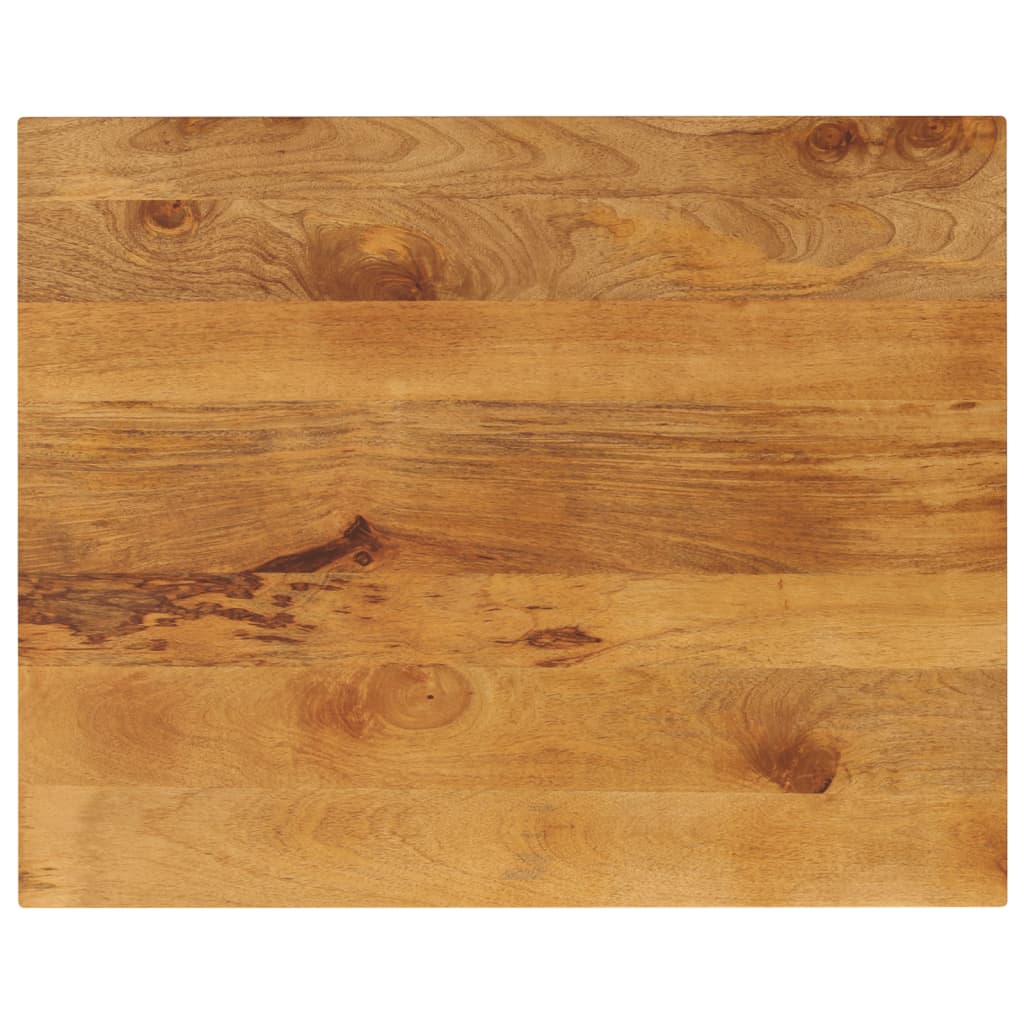 vidaXL Table Top 110x80x2.5 cm Rectangular Solid Wood Mango