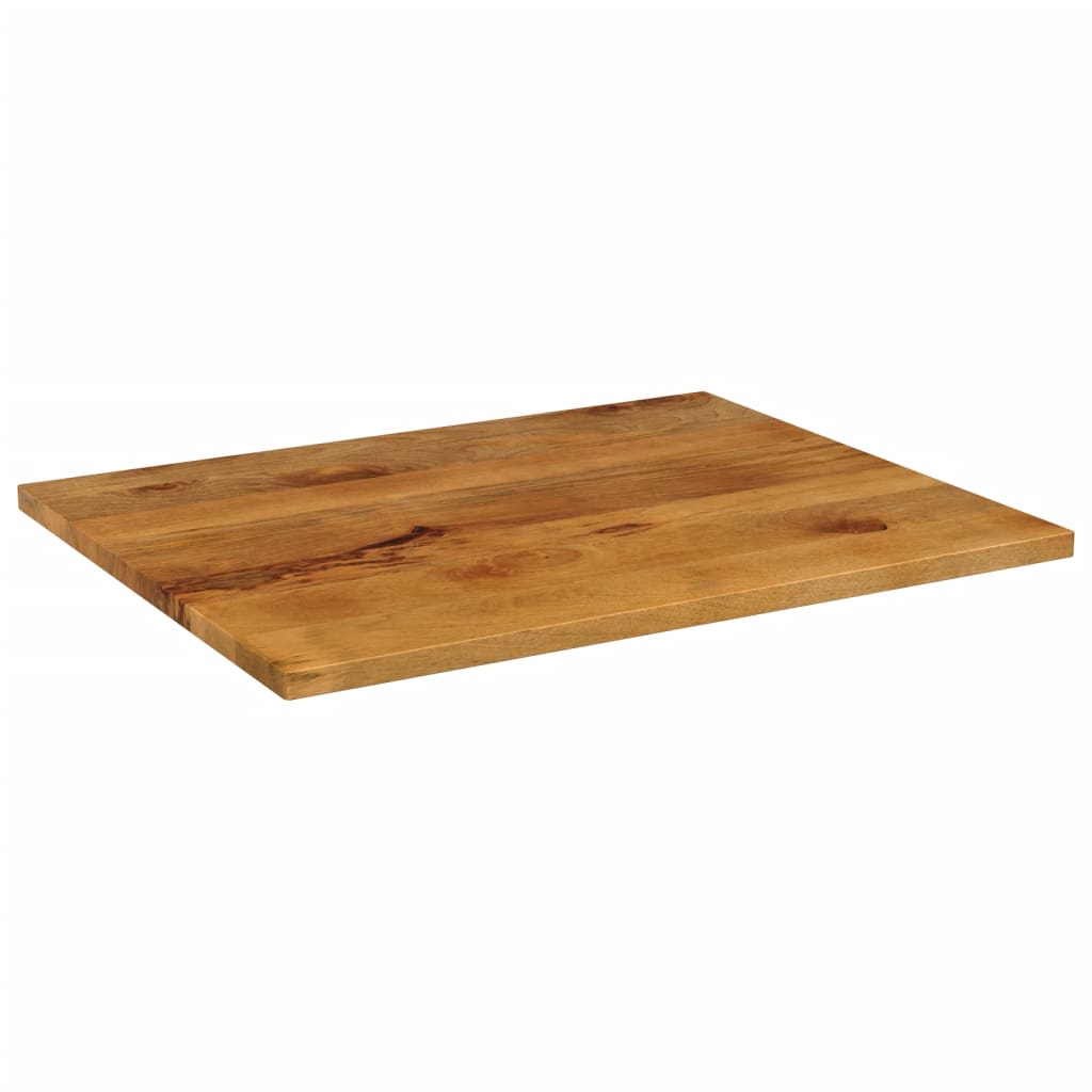 vidaXL Table Top 110x80x2.5 cm Rectangular Solid Wood Mango