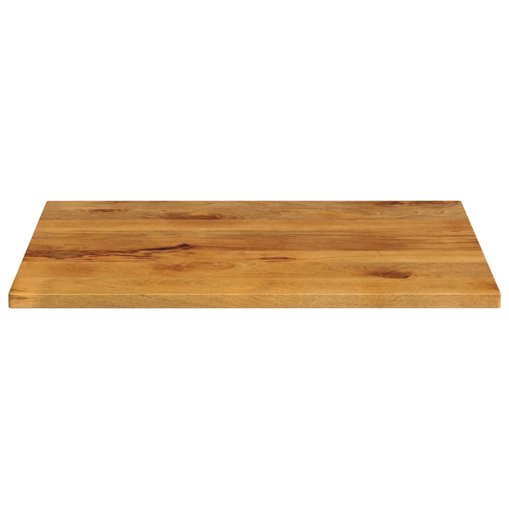 vidaXL Table Top 110x80x2.5 cm Rectangular Solid Wood Mango