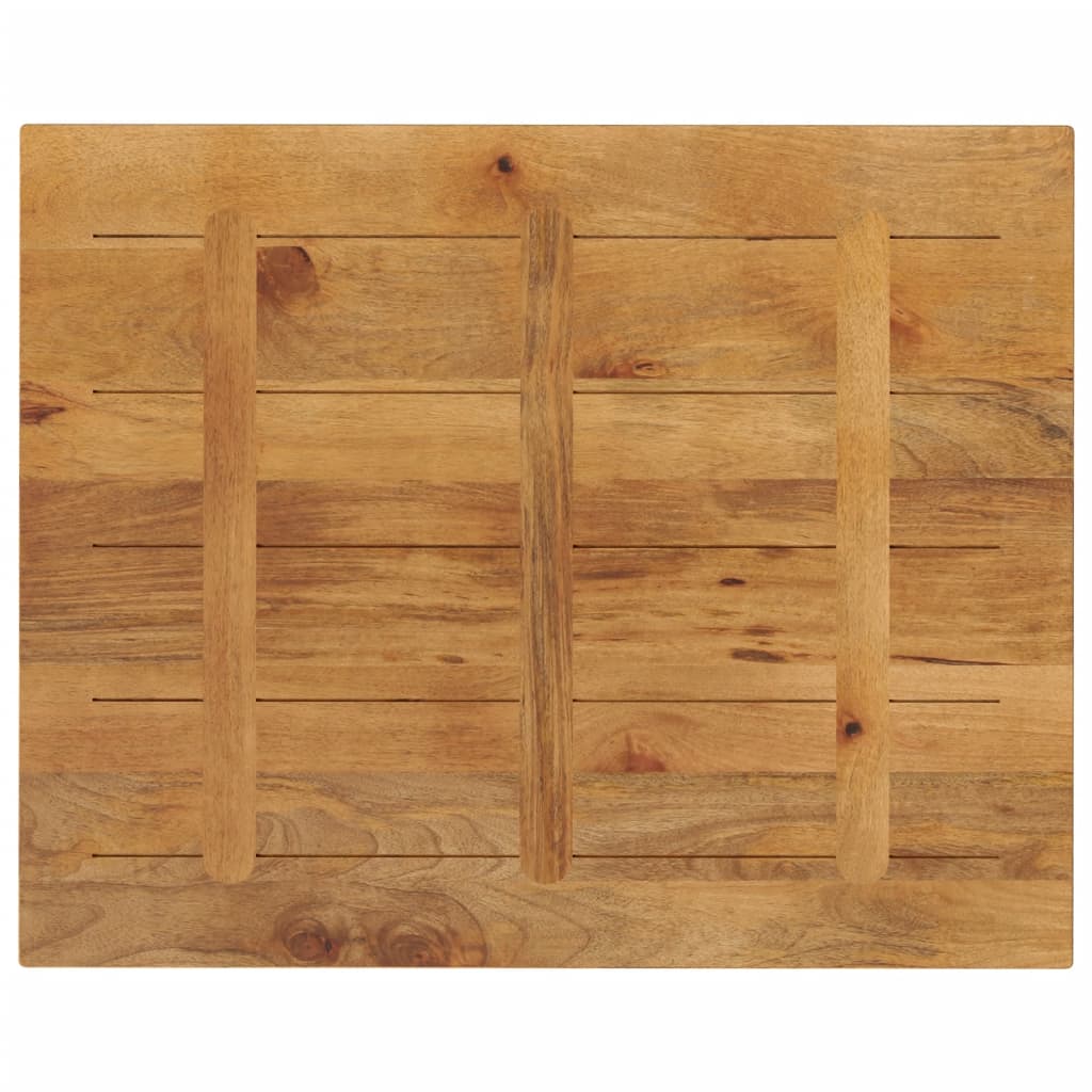 vidaXL Table Top 110x80x2.5 cm Rectangular Solid Wood Mango