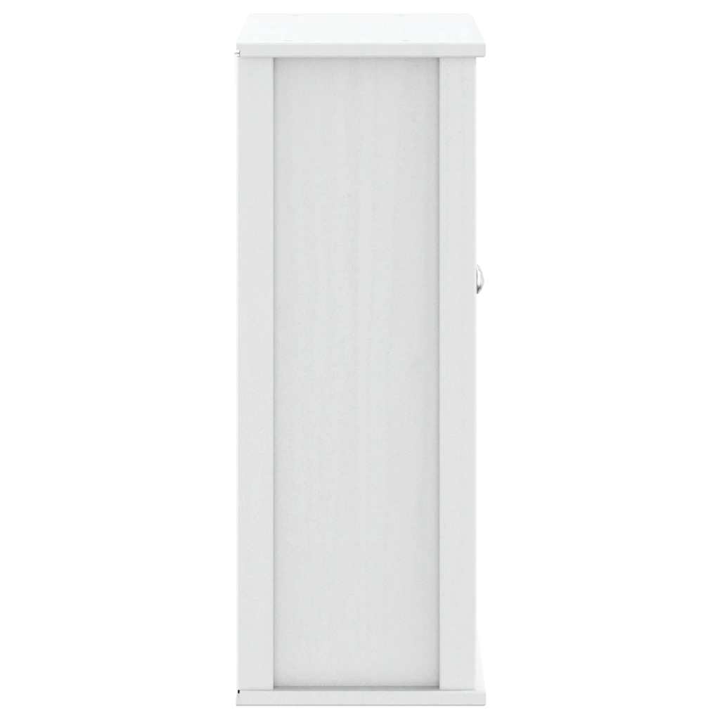 Bathroom Wall Cabinet "BERG" White 69,5x27x71,5 cm Solid Wood