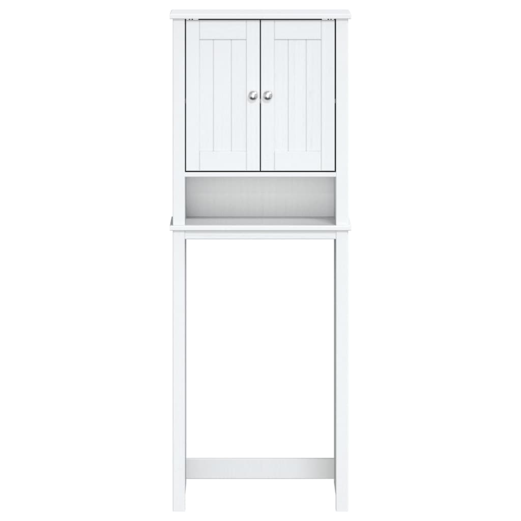 Over-the-Toilet Storage "BERG" White 60x27x164,5 cm Solid Wood