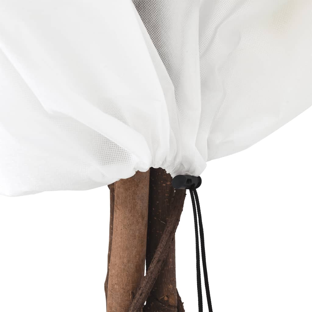 Plant Fleece Covers with Drawstring 8 pcs 70 g/m² 0.8x1 m
