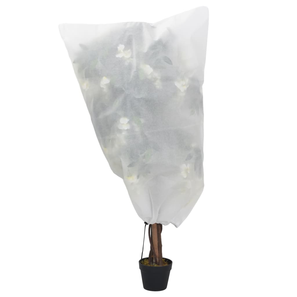 Plant Fleece Covers with Drawstring 8 pcs 70 g/m² 0,8x1,2 m