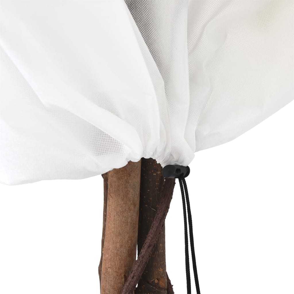 Plant Fleece Covers with Drawstring 8 pcs 70 g/m² 0,8x1,2 m