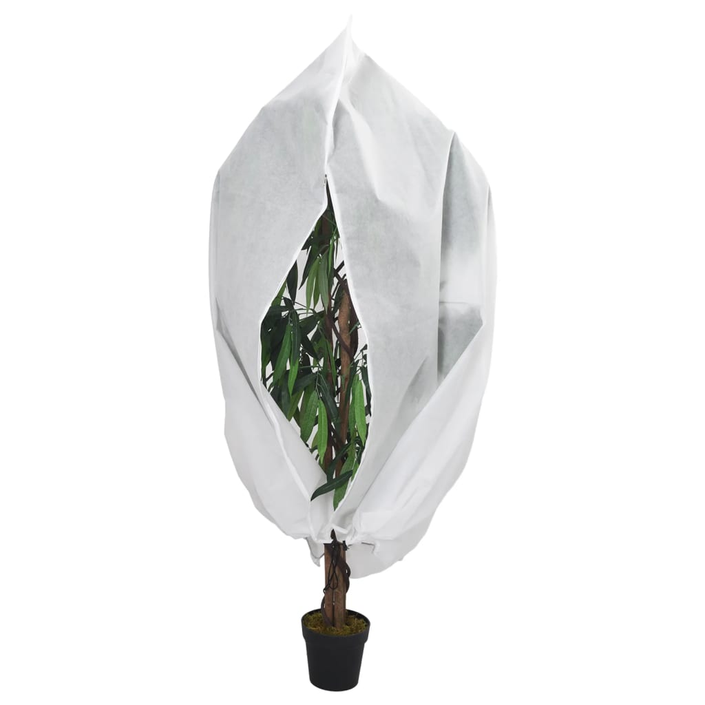 Plant Fleece Covers with Zip 4 pcs 70 g/m² 1x1.55 m