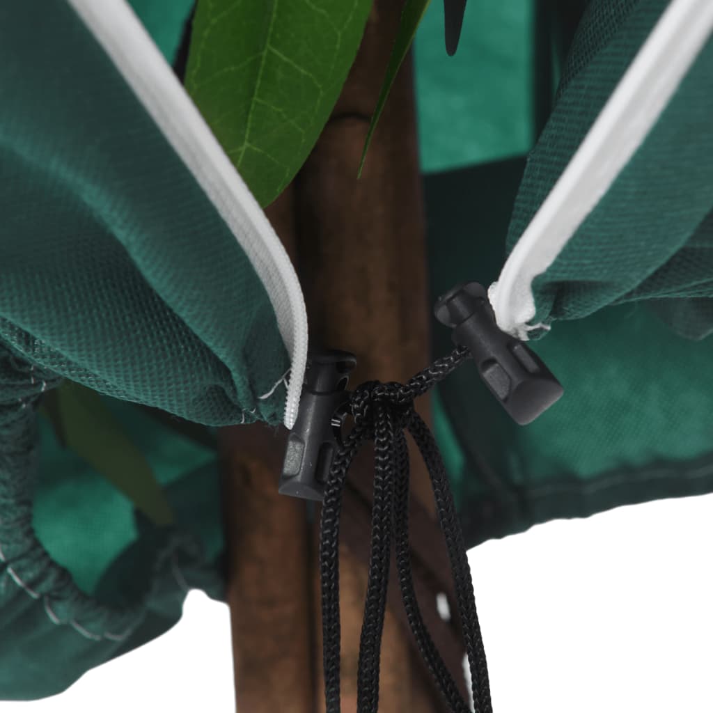 vidaXL Plant Fleece Covers with Zip 2 pcs 70 g/m² 3.93x3 m