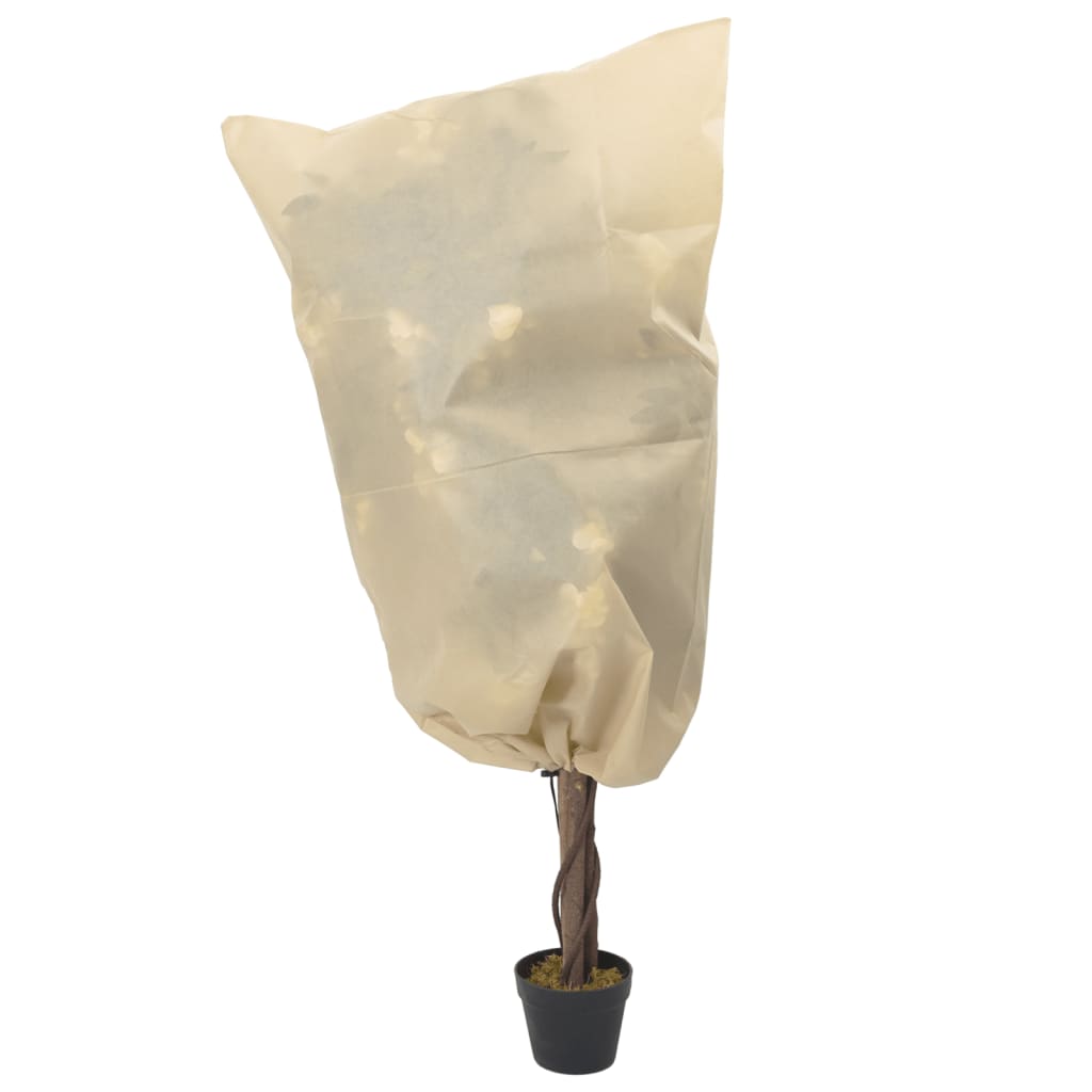 vidaXL Plant Fleece Covers with Drawstring 12 pcs 70 g/m² 0.8x0.8 m