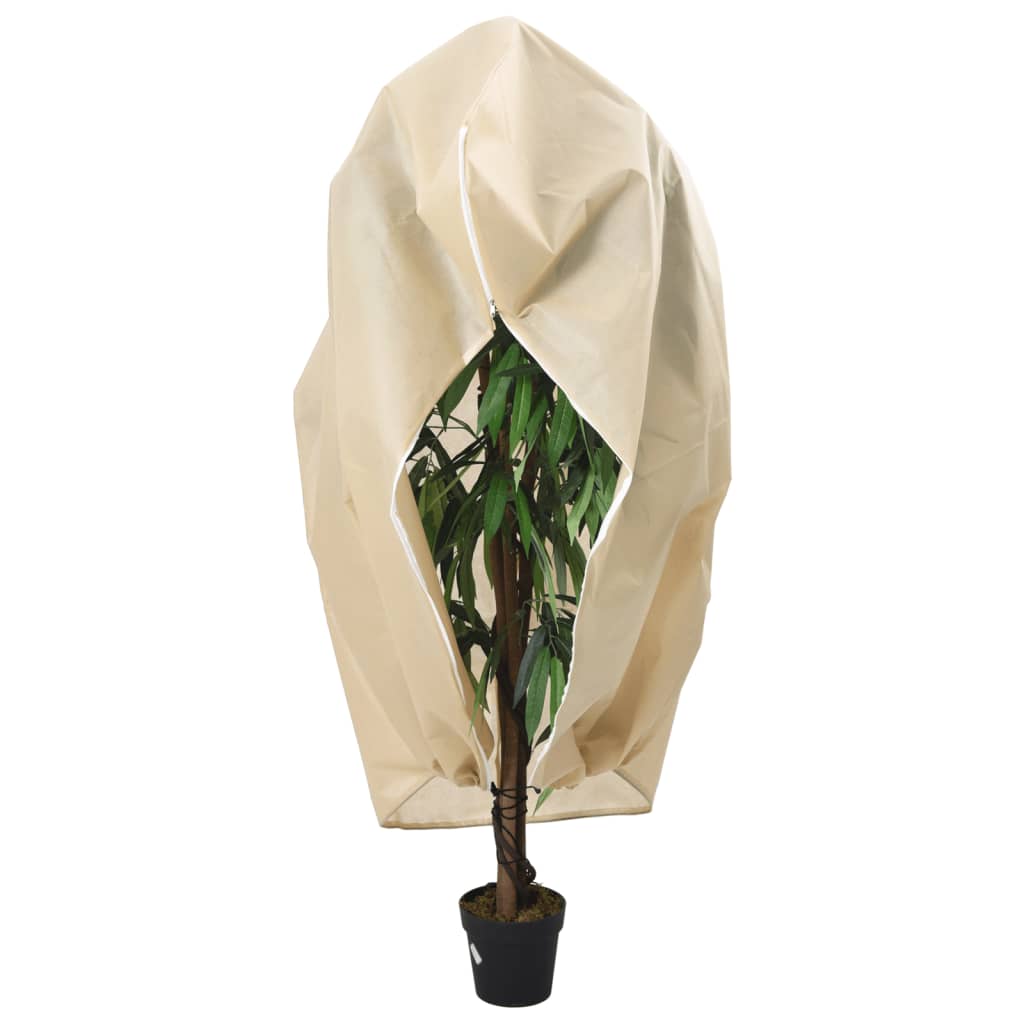vidaXL Plant Fleece Covers with Zip 4 pcs 70 g/m² 2.36x2 m