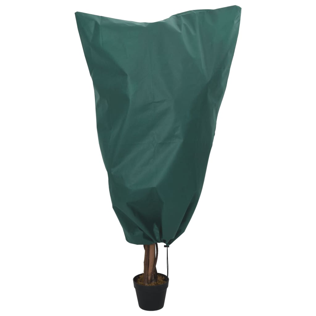 vidaXL Plant Fleece Covers with Drawstring 12 pcs 70 g/m² 0.8x0.8 m