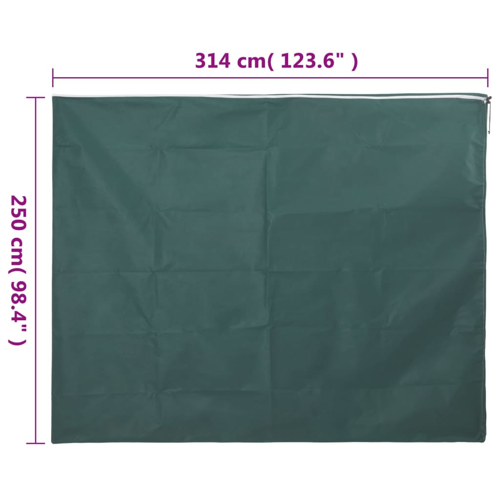 vidaXL Plant Fleece Covers with Zip 10 pcs 70 g/m² 3.14x2.5 m