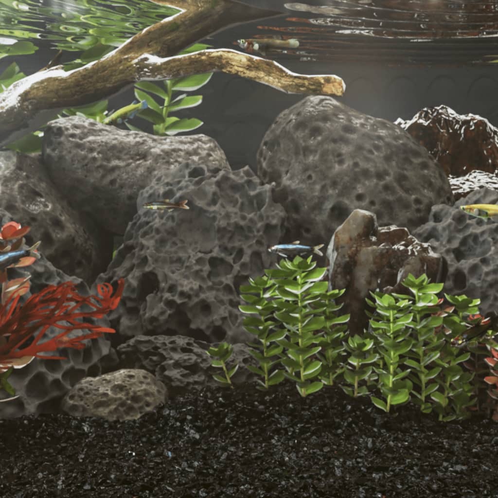 Volcanic Rocks 10 kg Black 10-30 cm