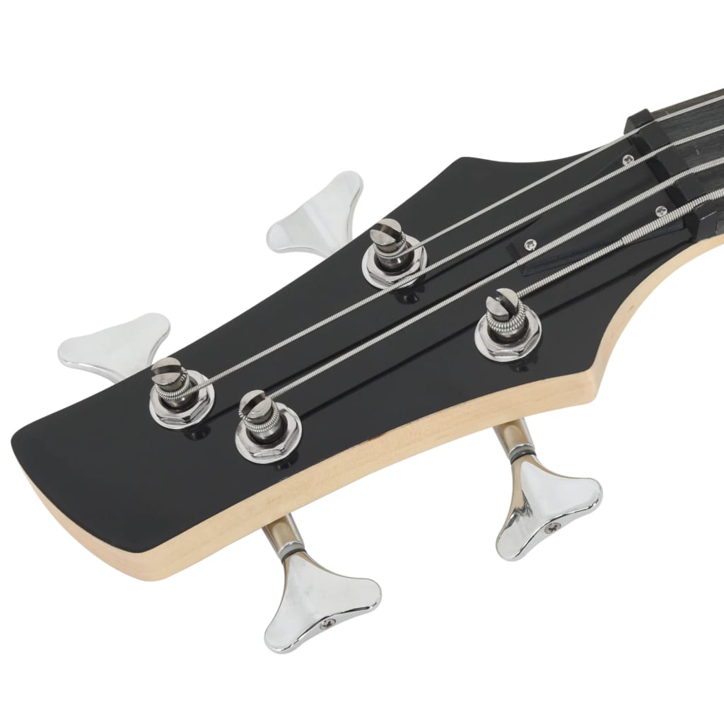 Electric Bass Guitar for Beginner with Bag Blue and Black 4/4 46"